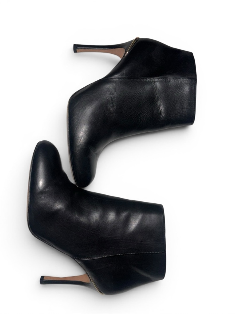 Coach Nila Dress Nappa Black Leather Bootie - Women’s Size 8